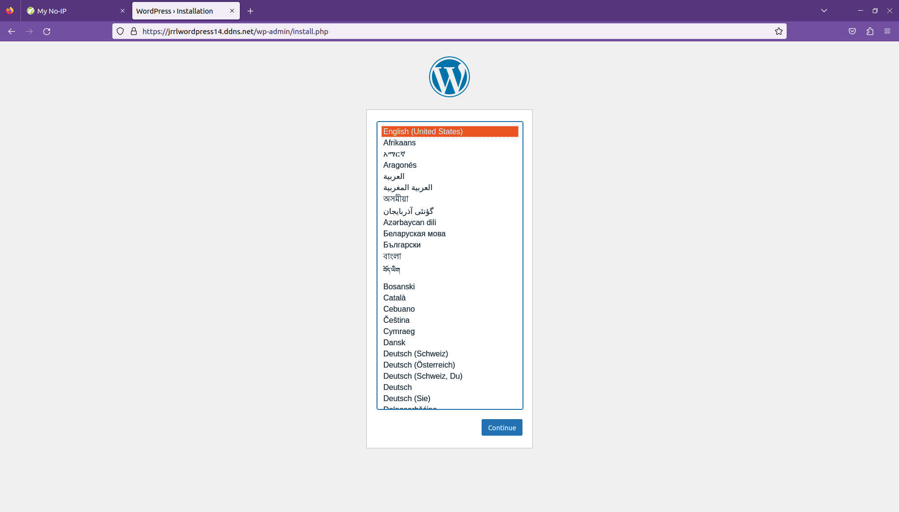 Instalación de WordPress
