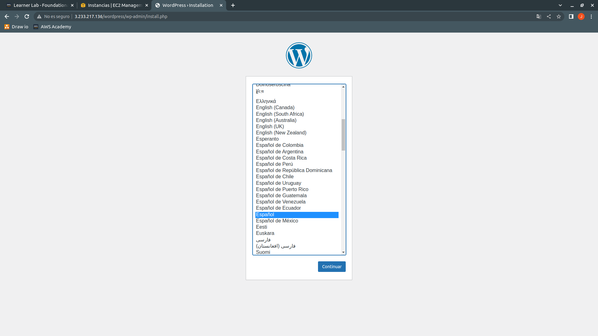 WordPress Language